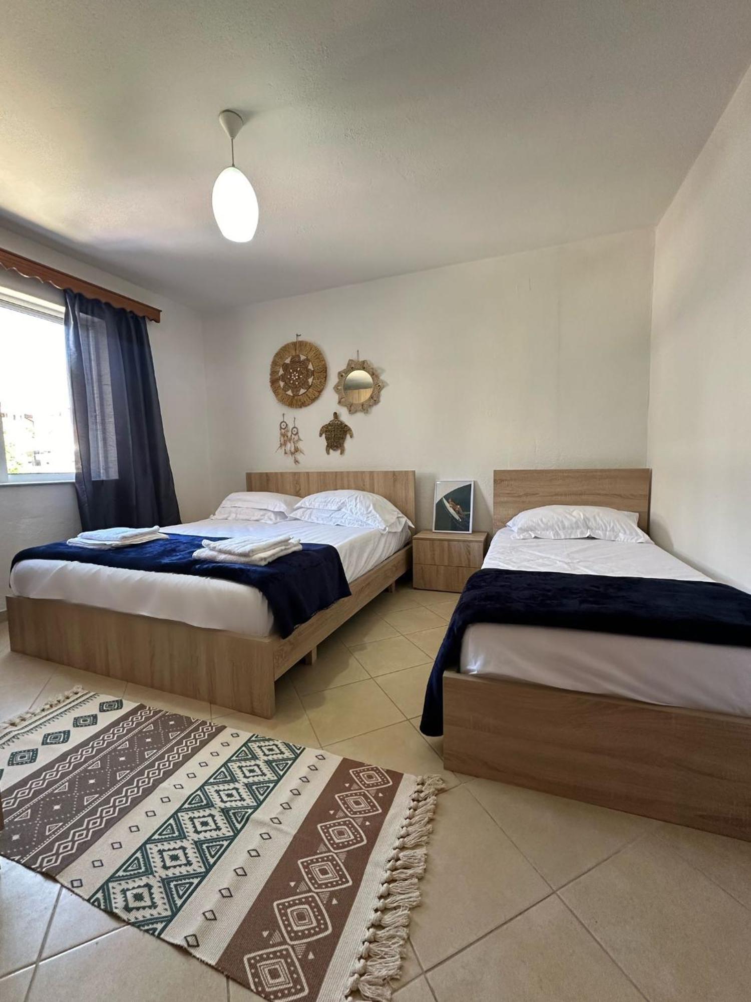 Boho Coastal Retreat Apartment ซารานเดอ ภายนอก รูปภาพ