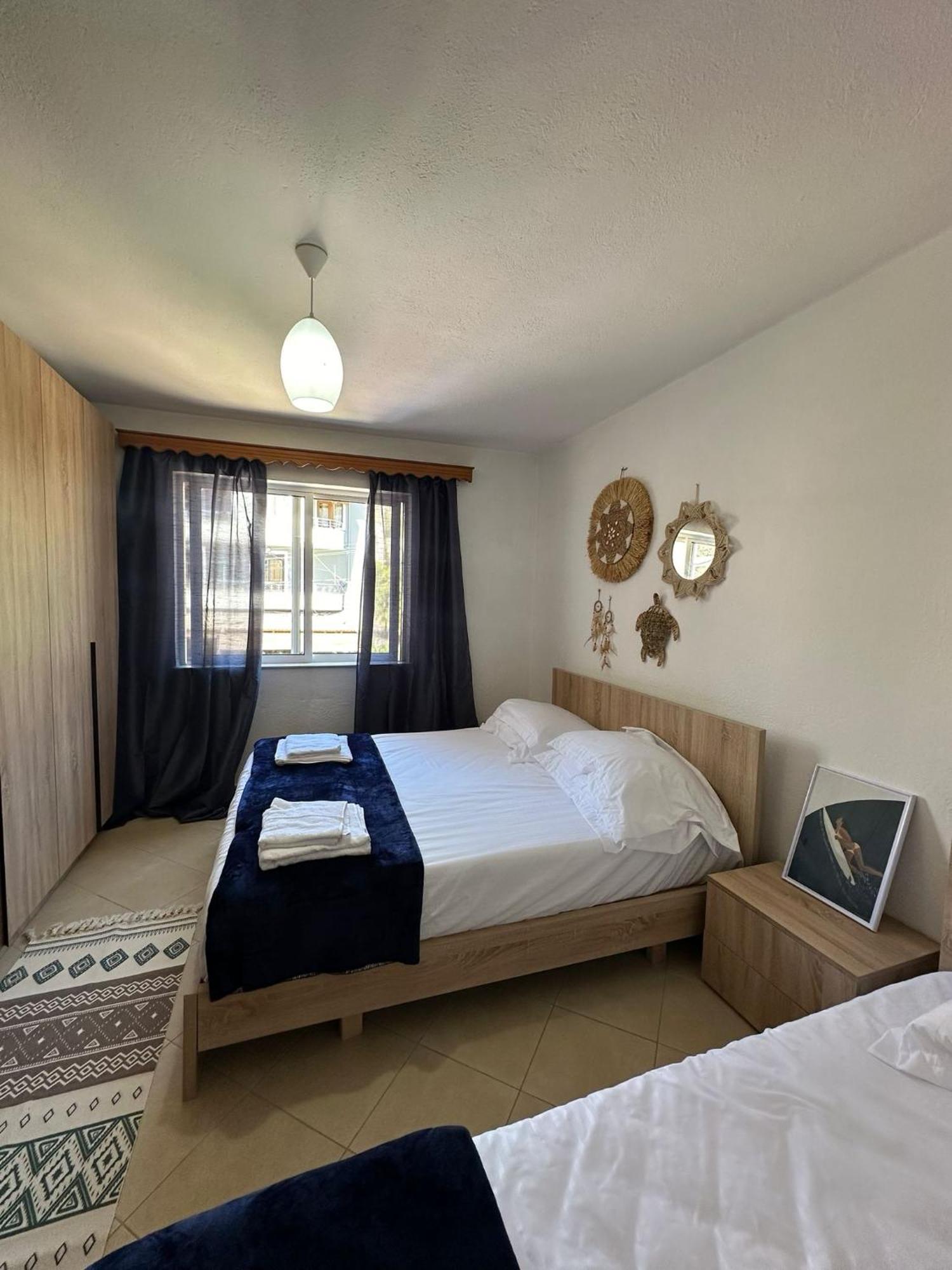 Boho Coastal Retreat Apartment ซารานเดอ ภายนอก รูปภาพ